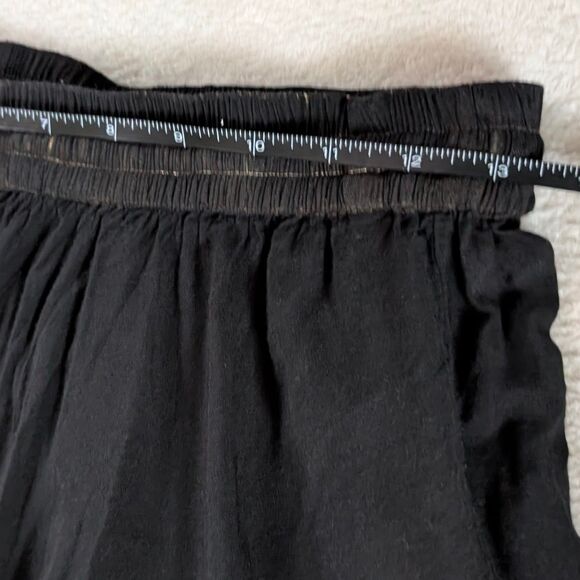 Embroidered Tie-Dye Midi/Maxi Skirt Women's Small/Medium Black Yellow Bohemian - Picture 6 of 7